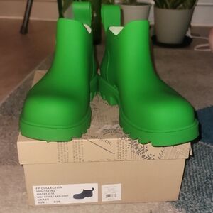 Free People Green Rain Boots
